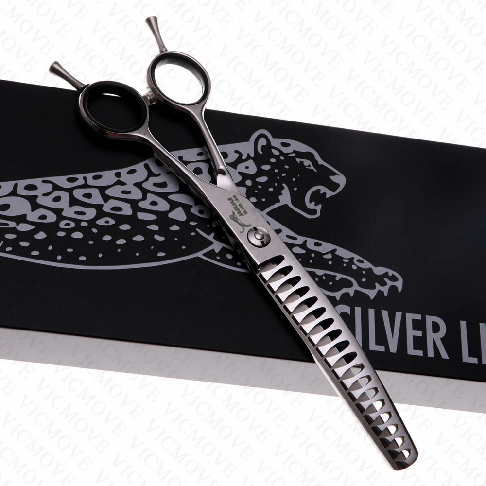 JP440C 7 inch Professional Dog Grooming Shears Curved Thinning Scissors for Dog Face Body Cutiing High Quality