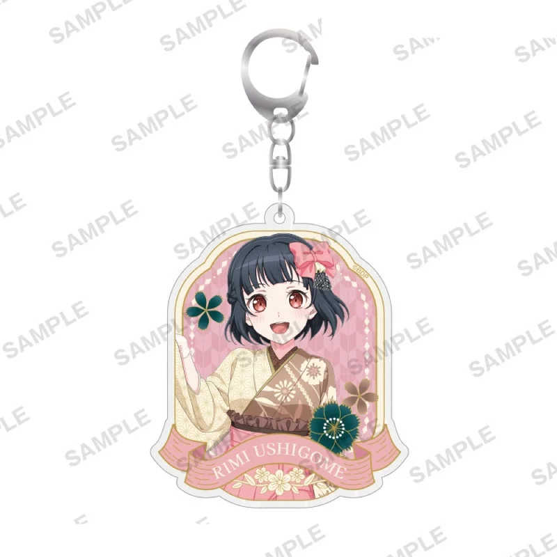 BanG Dream! Girls Band Party! Acrylic figure keychain Cartoon pendant Bag Charms Backpack Pendant Friends Gifts