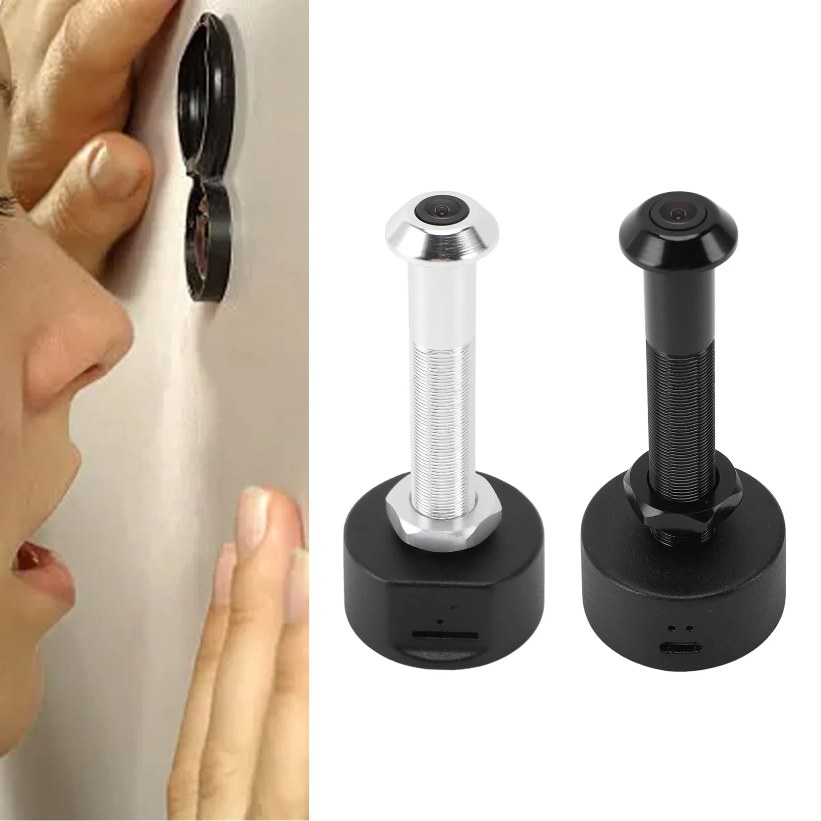 Wifi Peephole Camera 1080P HD Mobile Detection 150° Wide Angle Lens Door Viewer with APP for Home Security
