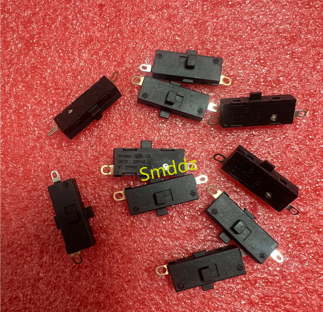 10pcs / High Current Toggle Switch XY-01C (First Gear, 2 Pins) Household Appliance Switch Accessories