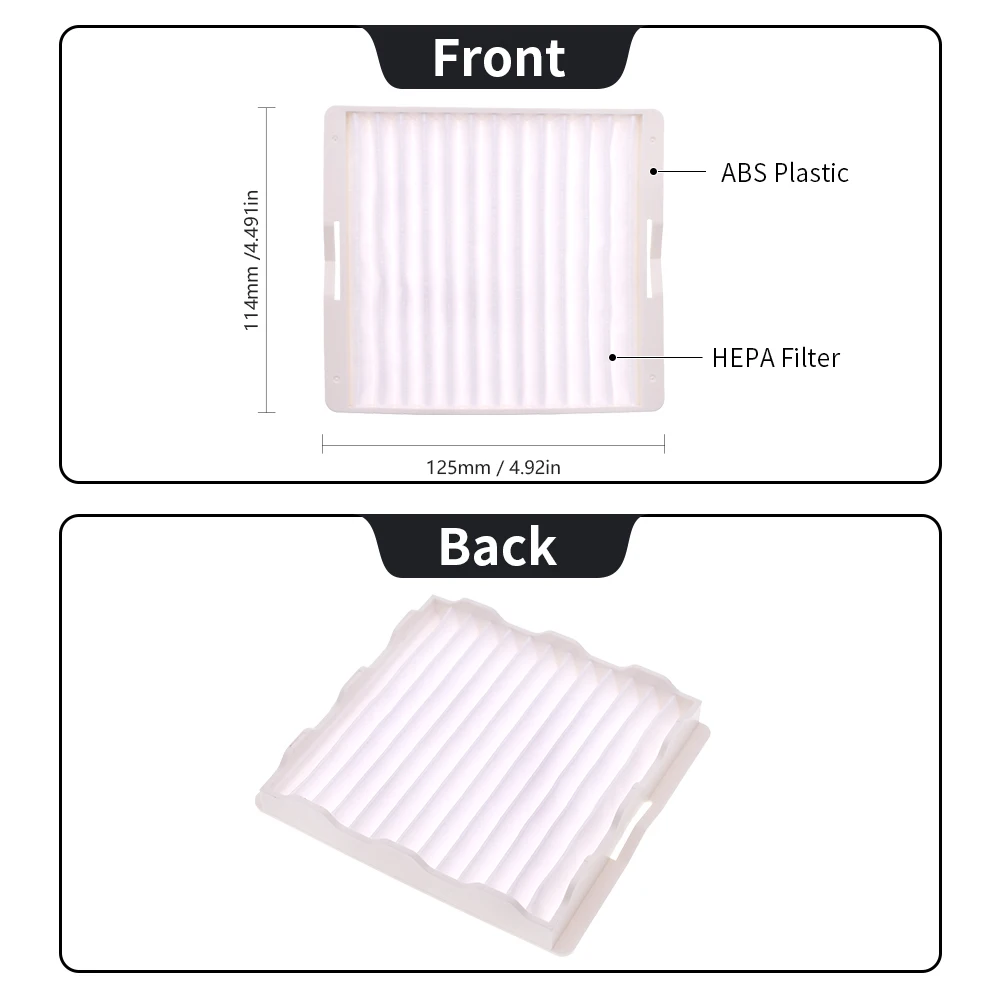 Dust Filter Compatible with Samsung DJ63-00539A SC41E0 SC4170 SC4180 SC4190 SC5240 SC5250 SC5280 SC5630 SC5670 Cleaner Parts