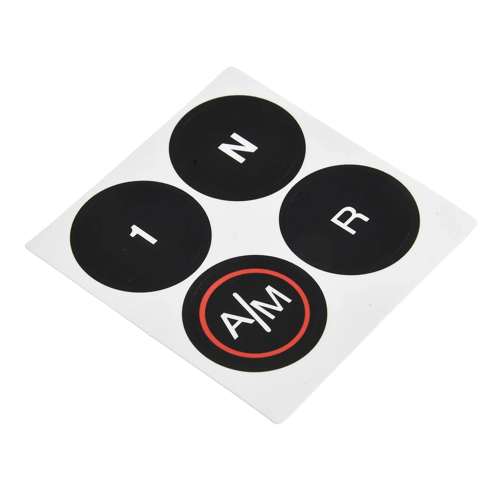 For FIAT 500 MTA Shift Indicator Button Repair Vinyl Decal Sticker Kit for Worn Peeling Gear Control Panel Labels