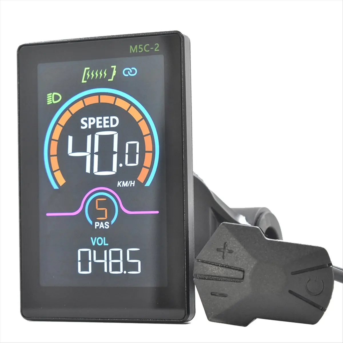 

XFDZ M5C-2 E-Bike Bluetooth LCD Display Meter Electric Scooter Speedometer LCD Panel UART for Mountain Electric Bike SM6PIN