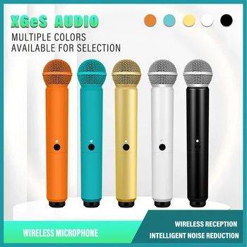 다이나믹 핸드헬드 무선 마이크, 1 대 2, 가정용 노래 무대 공연 사운드, 가라오케 범용 마이크