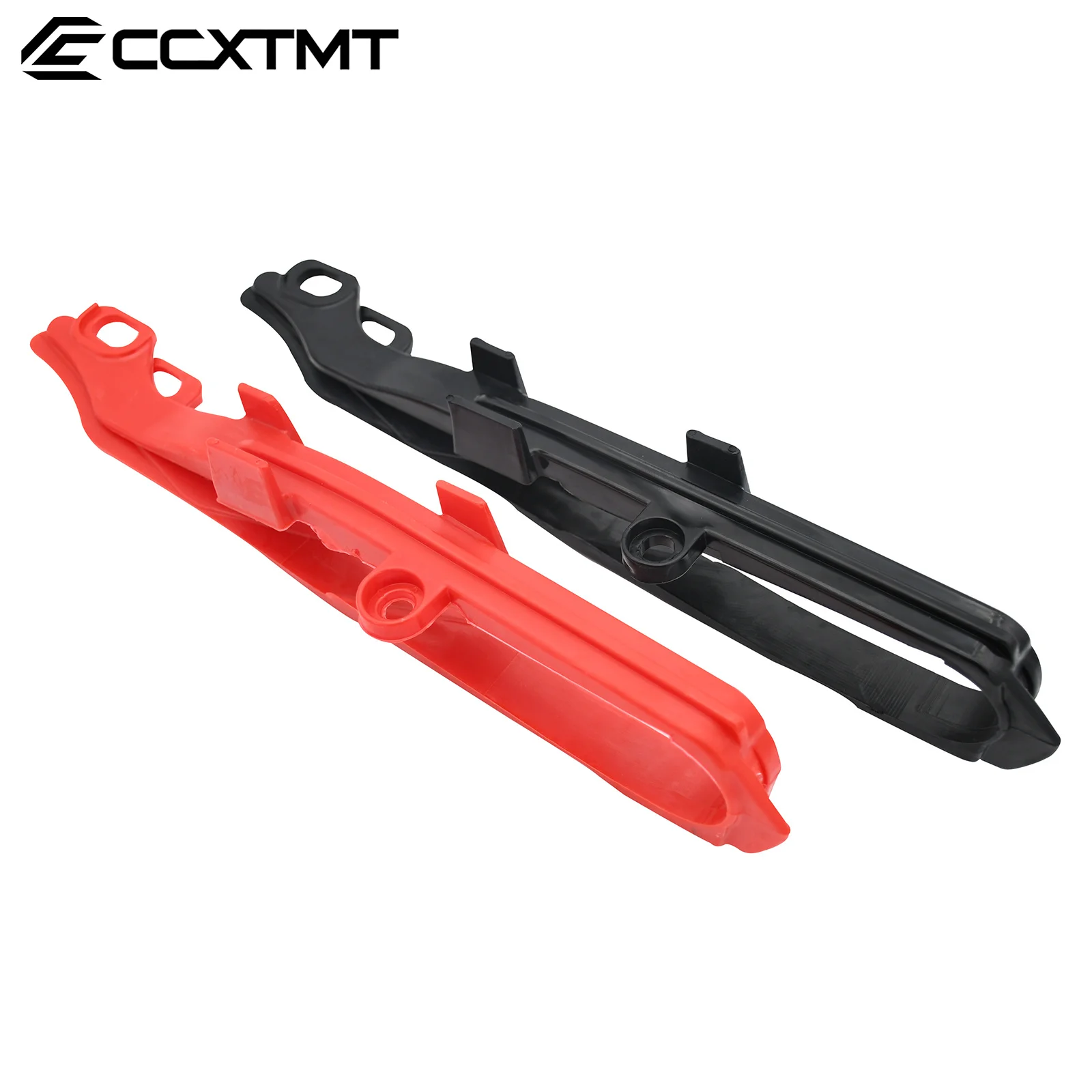 Motocykl czerwony i czarny łańcuch suwak przewodnik Swingarm dla Honda CR CRF CR125R CR250R CRF250R CRF250X CRF450R CRF450X 2000-2013