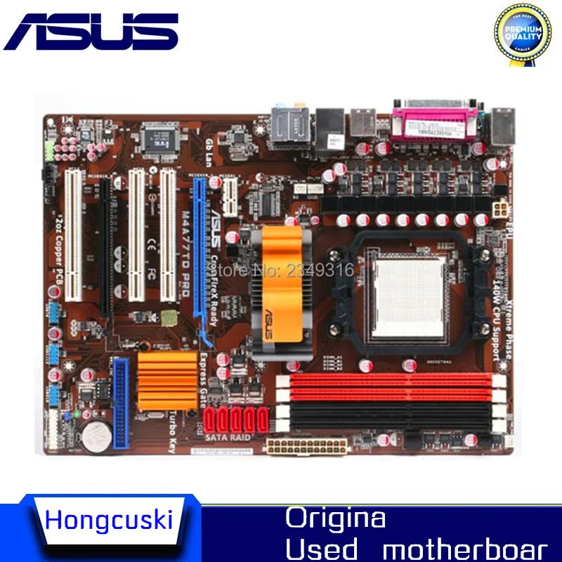 

For Asus M4A77TD PRO Desktop Motherboard 770 Socket Socket AM3 DDR3 Original Used Mainboard