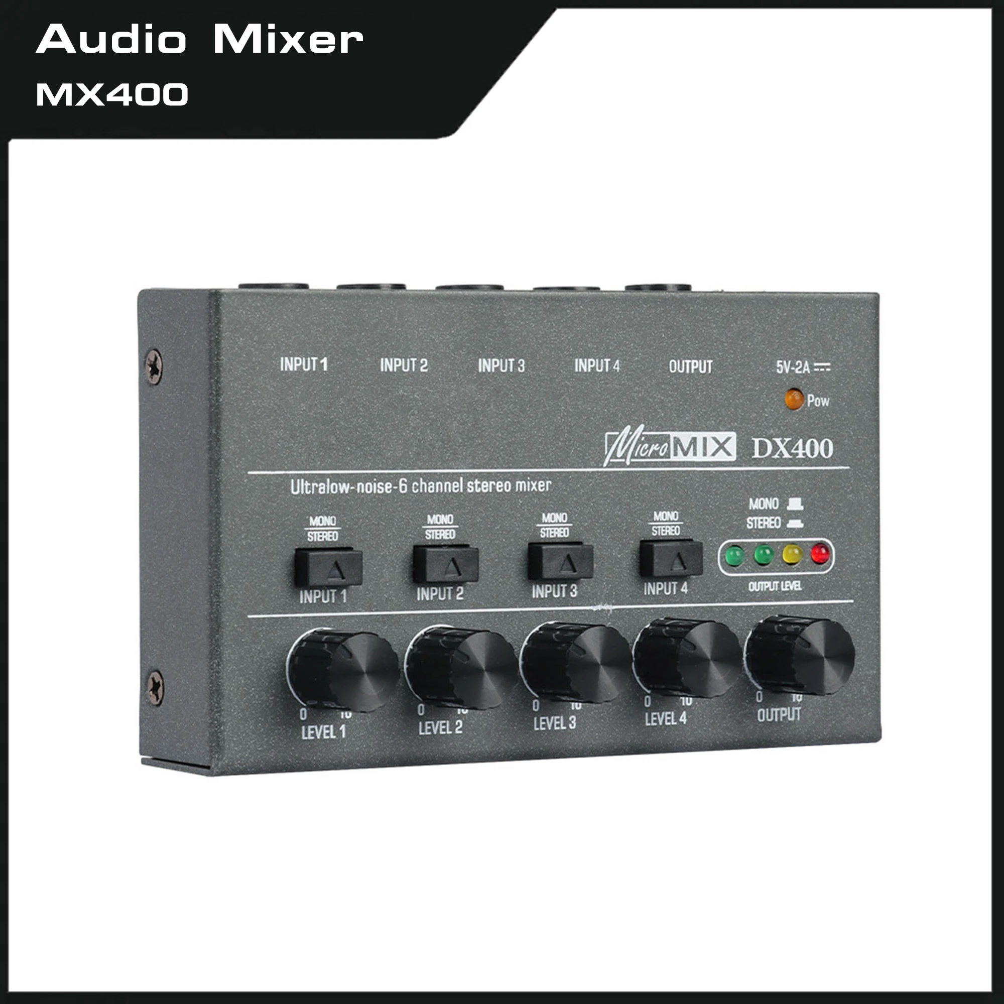 

EIF Factory hot selling MX400/600/800 professional 4/6/8 channel stage mini audio mixer for home party