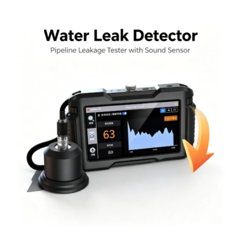 For AP21 Water Leak Detector Indoor Outdoor Water Pipe Leak Locator For Tap Pipeline Micro Seepage Detection Plumbing Checking