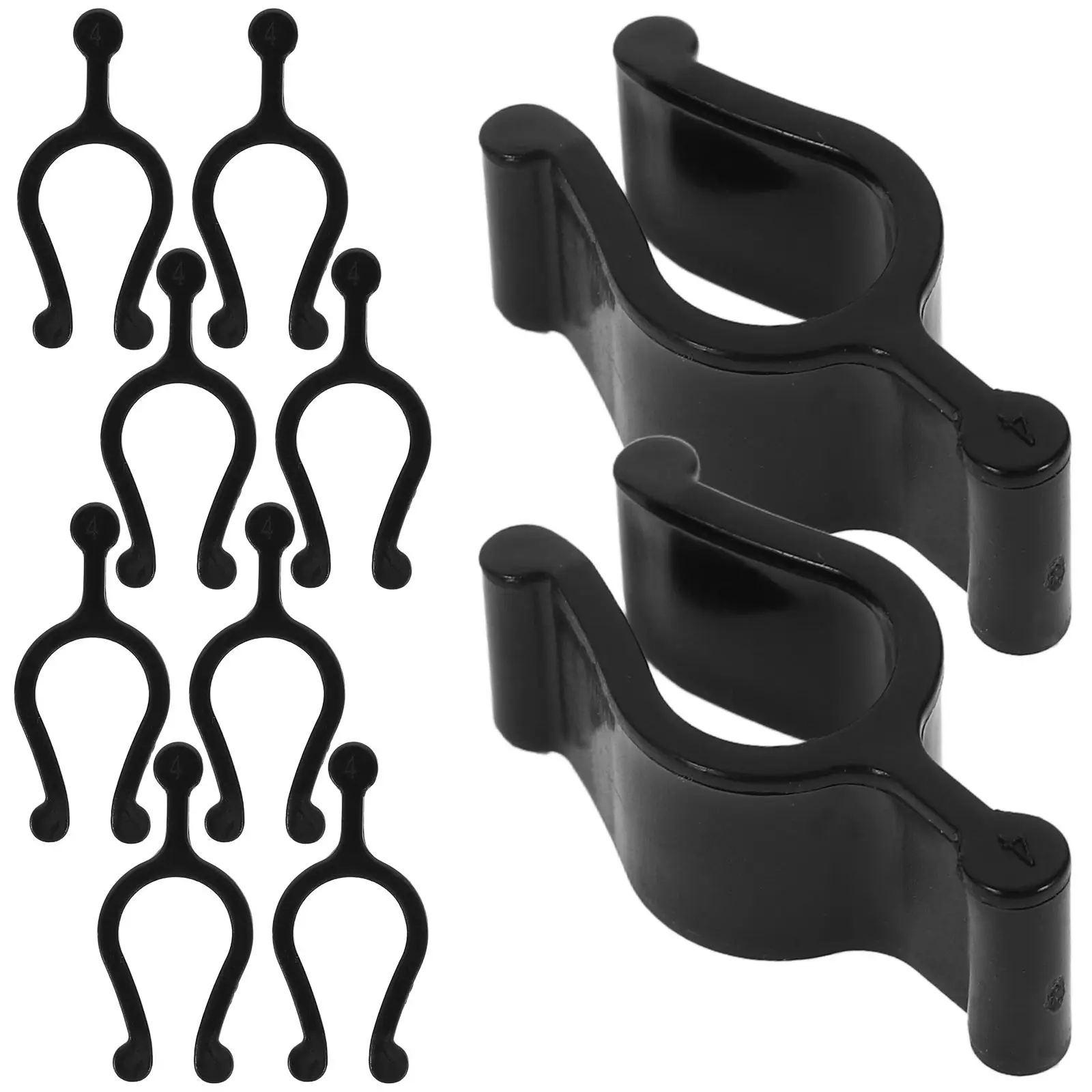 

30 Pcs Makeup Remover Oil Pump Clamp Cleansing Bottle Lock Shampoo Accessory Part Cleaning and Head Clips