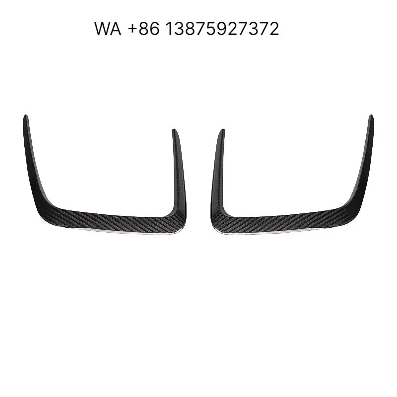 Wmwmnu For M4 G82 2020-ON MP Style Carbon Fiber Rear Bumper Splitters Fins Side Vents Canards Blade