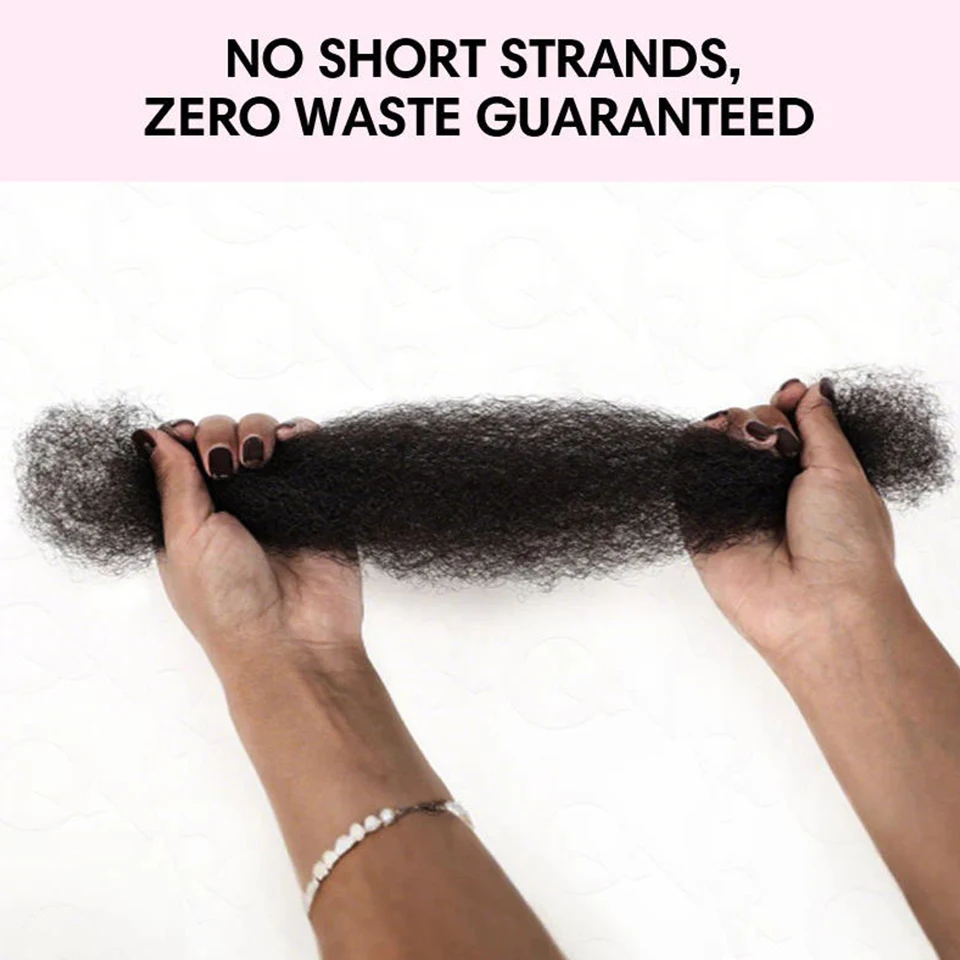 QVR Kinky Twist Style Afro kinky Bulk Braiding Human Hair for Braiding & Mini Twists & dreadlocks natural wick human braids