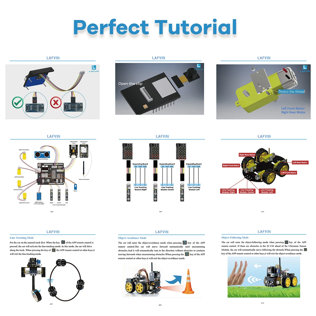 ชุดเริ่มต้นหุ่นยนต์ใหม่สําหรับโครงการ Arduino พร้อมกล้อง ESP32 WIFI ชุดอุปกรณ์ติดรถยนต์หุ่นยนต์อัจฉริยะและการศึกษาสําหรับ UNO R3