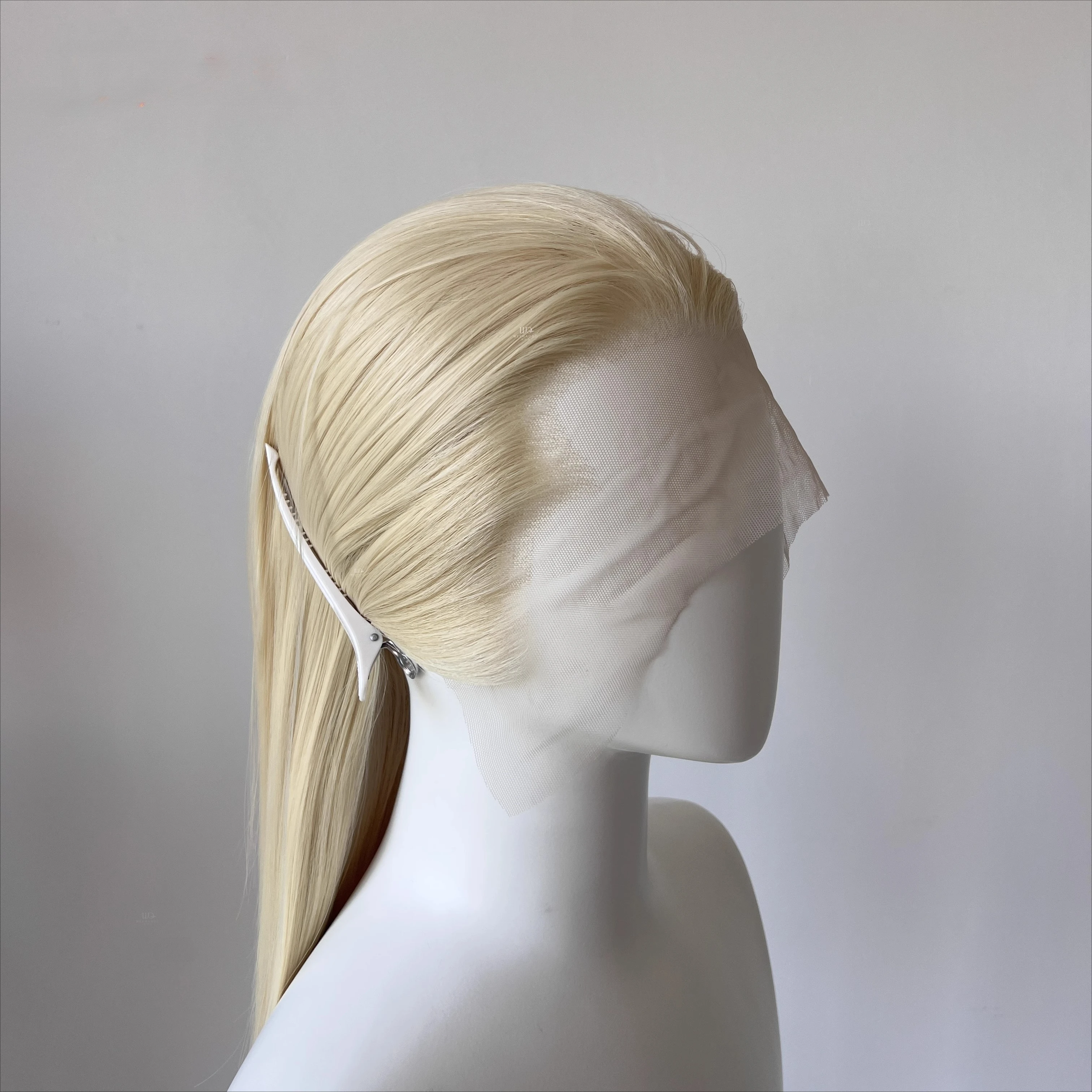 613 Блондинка Парик Фронта Шнурка для Мужчин 13*4 Кружева Фронтальный 26-дюймовый Длинный Прямой Волосы Парик Синтетические Парики Шнурка Косплей Pelucas