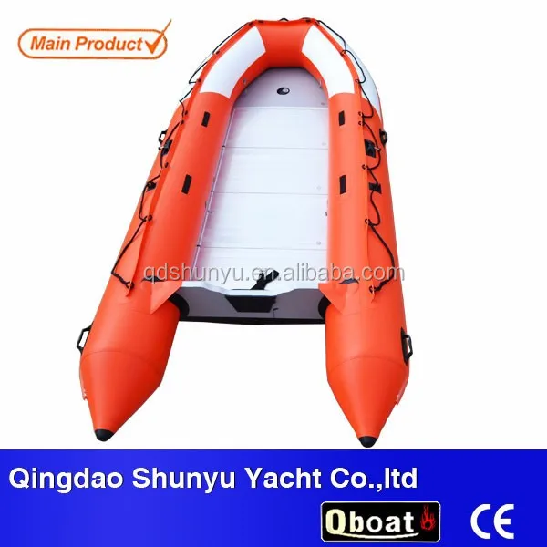 8 Persons Folding PVC or Hypalon Patrol Inflatable Boat