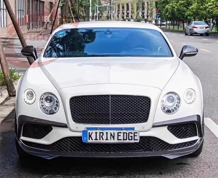 

ST Style Carbon Fiber Body Kit forBentley Continental GT 2015-2017 Carbon Fiber Rear Diffuser Spoiler Front Lip Side Skirt
