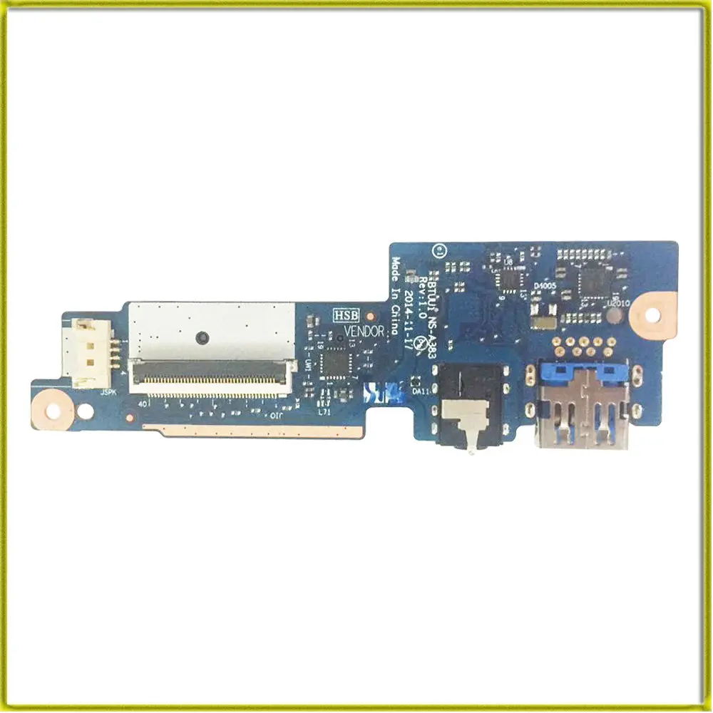 

Original Notebook Is Suitable for Lenovo Yoga 3 3-14 3-1470 Computer Accessories Card Reader Audio Board USB Small Board NS-A383