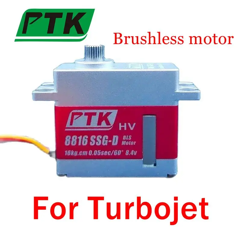 

PTK 8816 SSG-D servo 16KG 0.05sec All metal digital programmable for Turbojet Fixed wing helicopter servo RC plane FZ589