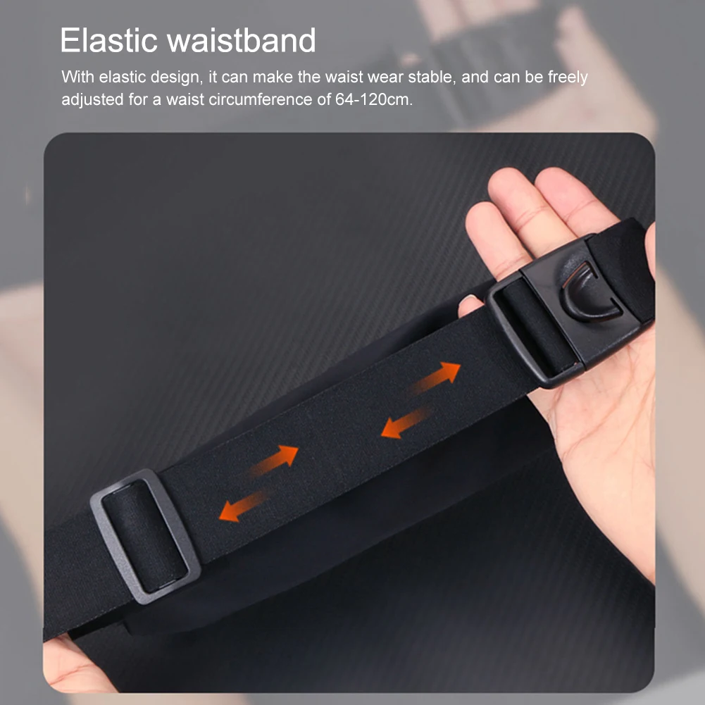 Elastic Running Belt Waist Bag Fanny Pack Workout Belt Phone Holder For Cycling Running Night Reflective Safety Sportbag