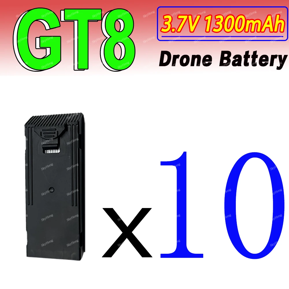 Original GT8 Battery 3.7V 1300MAh Battery For GT8 Screen Drone 4K Professional RC Quadcopter Replacement GT8 Accessory Parts image 3