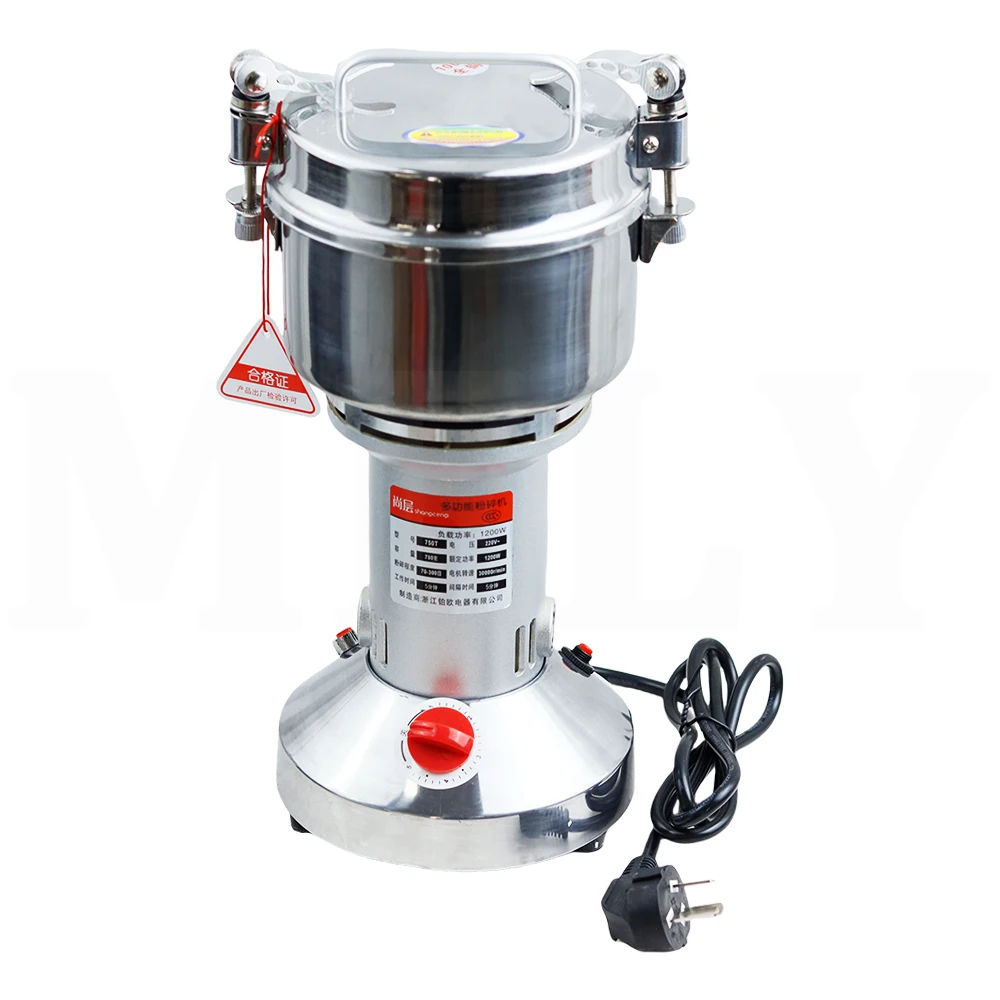 500 جرام مطحنة القهوة الكهربائية مطحنة التوابل الحبوب الكهربائية مطحنة الفول المكسرات التوابل الحبوب العشبية مسحوق خلاط مطحنة الطعام الجاف