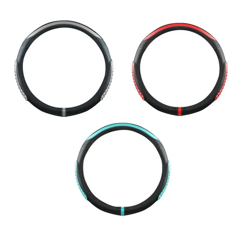 

Car Steering Cover Jelly Gel Wheel Protector Anti-Slip Lining Universal Vehicle Accessory Breathable For Auto Steer Protection