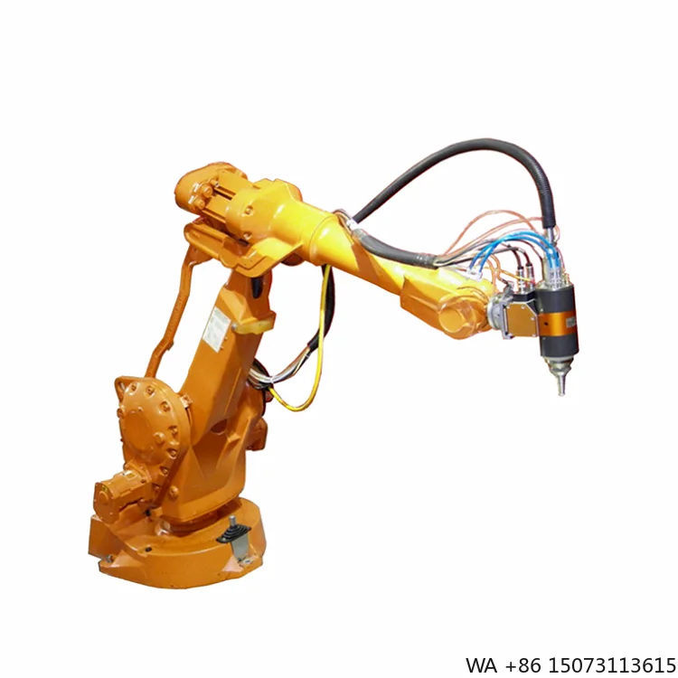6-Axis Robotic Arm Integrated with  Cutting Machine for Industrial  Cutting Applications