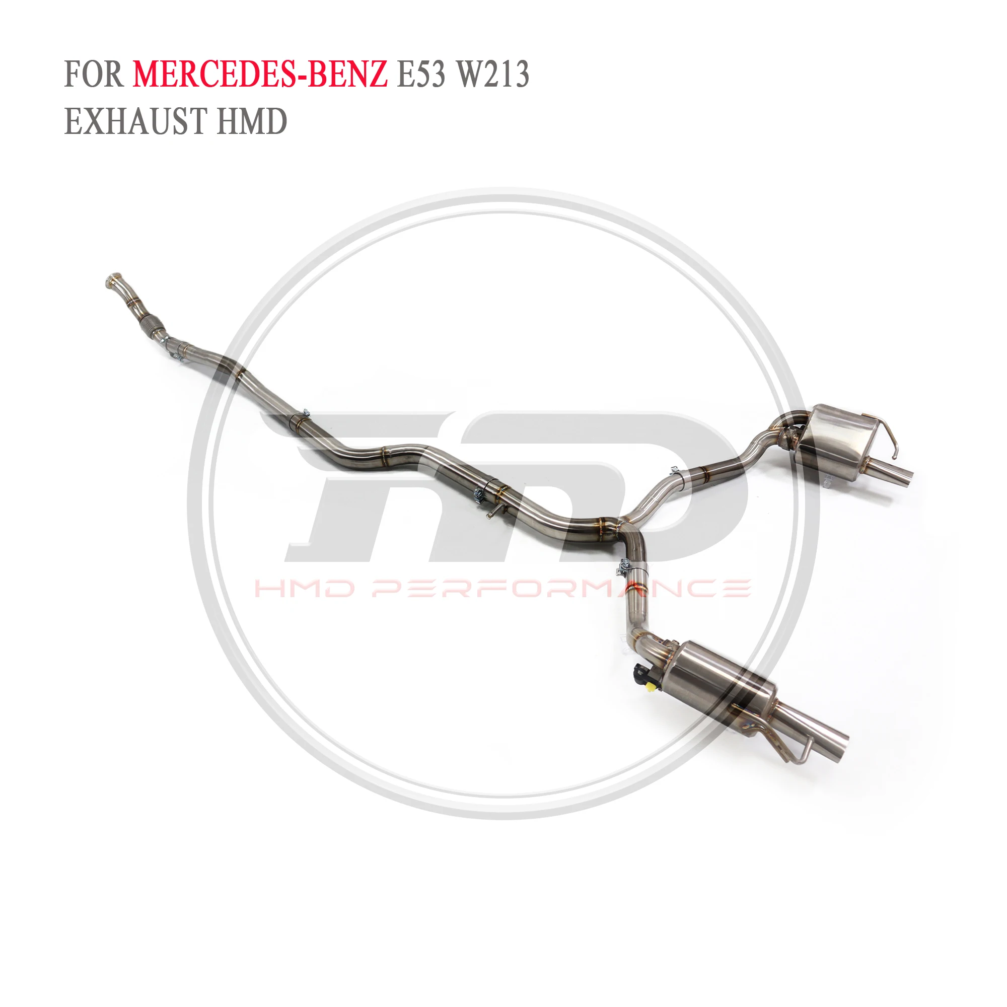 

HMD Exhaust System Stainless Steel Performance Catback for Mercedes Benz AMG E53 W213 3.0T Muffler With Valve