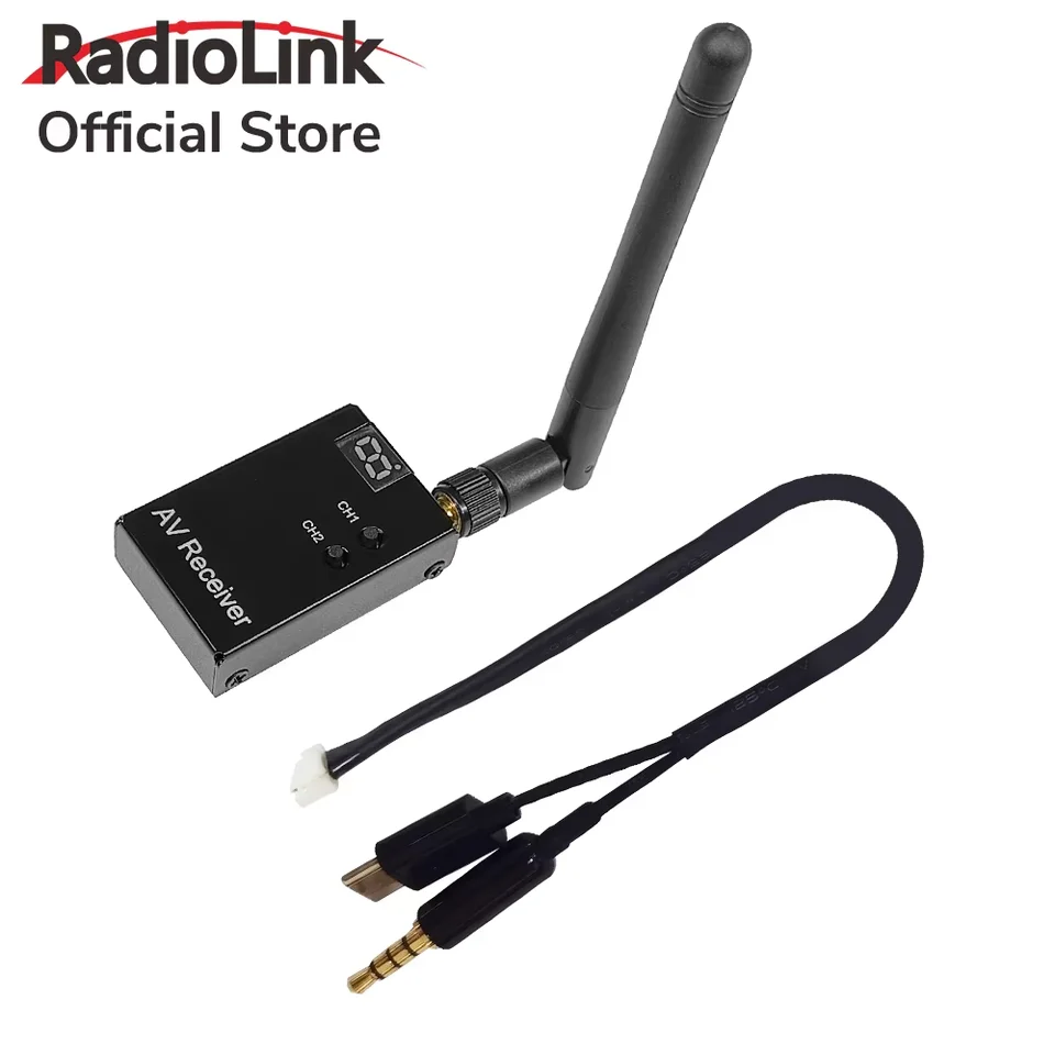 Receptor Inalámbrico FPV 5.8G 48 Canales – Radiolink Para Transmisor RC8X, Android Y Tablet, Con Búsqueda Automática De Canales