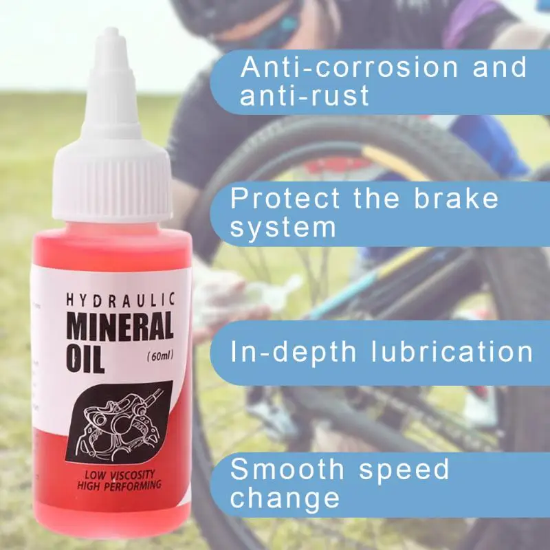 Bicycle Brake Mineral Oil System Mineral Oil Efficient Premium Easy-to-use High-quality Bicycle Maintenance Oil 60ml Fluid Fluid