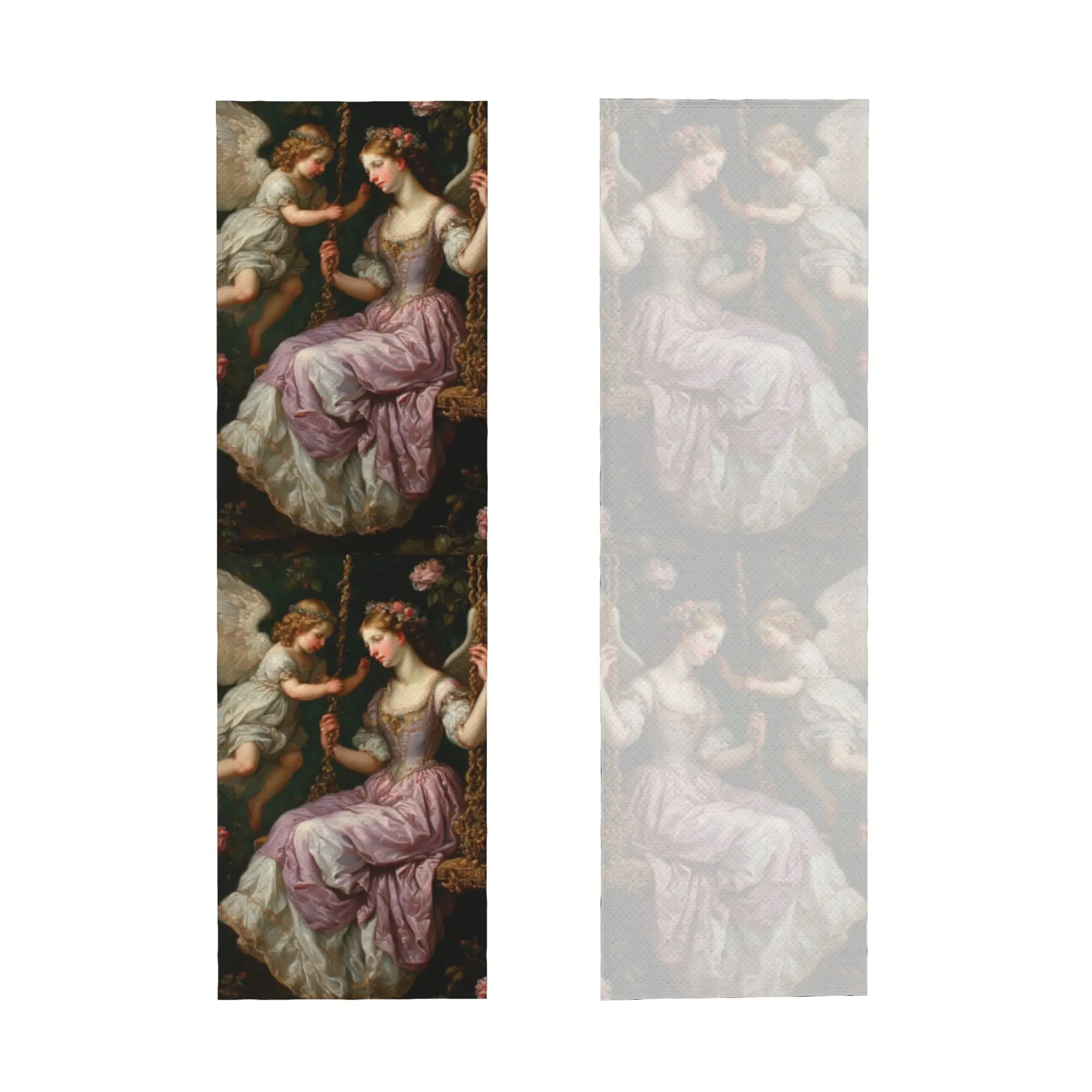 Cold Exercise Towel Victorian Angel Flowers Beach Sports Yoga Towel Swimming Camping Towel Refreshing Sports Scarf Face Towels