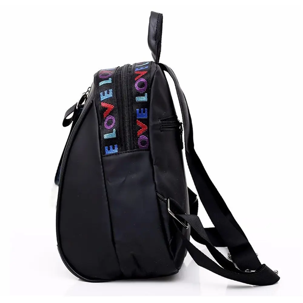 Mini mochilas de cuero de lujo para niñas, Mochila pequeña Vintage negra informal, mochilas escolares para niñas