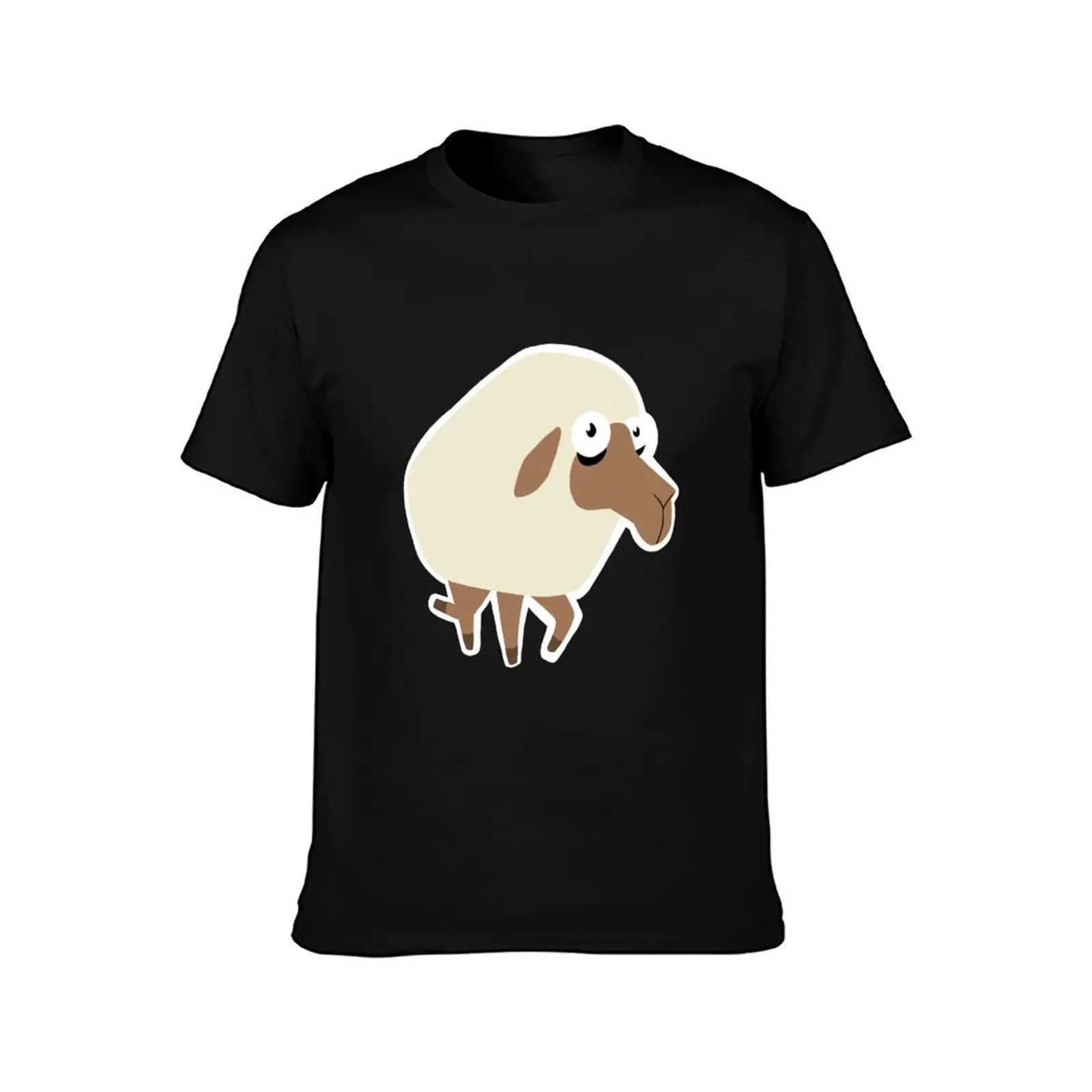 Hay Day Sheep T-Shirt Summer Casual Cotton Tee Oversized Streetwear Tops Vintage Graphic Print Loose Fit Short Sleeve