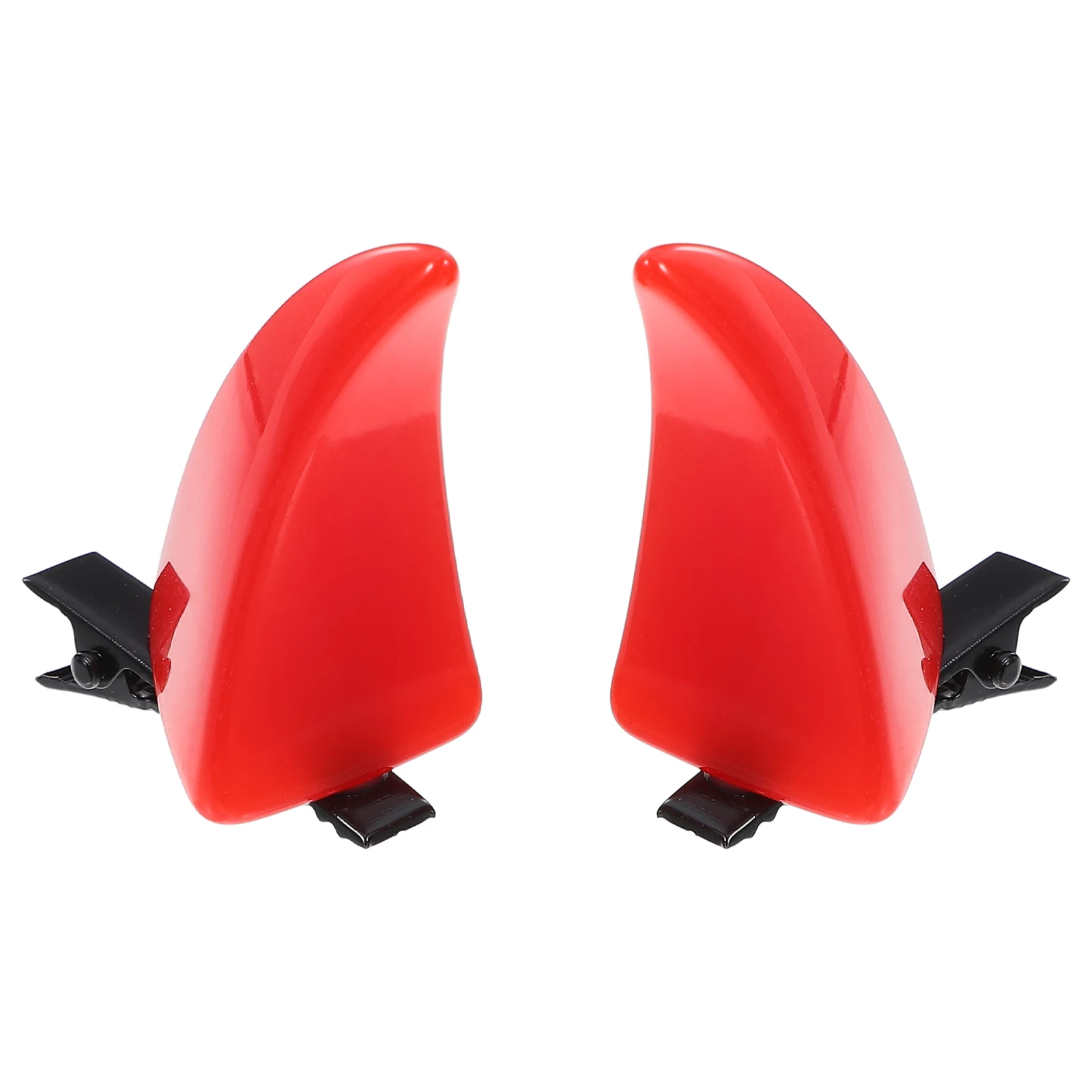 

2pcs Hairpin for Women Girls Halloween Party Resin Clip Ox Ox Horn Hair Clips Horn Photo Props Stage Cosplay Gifts