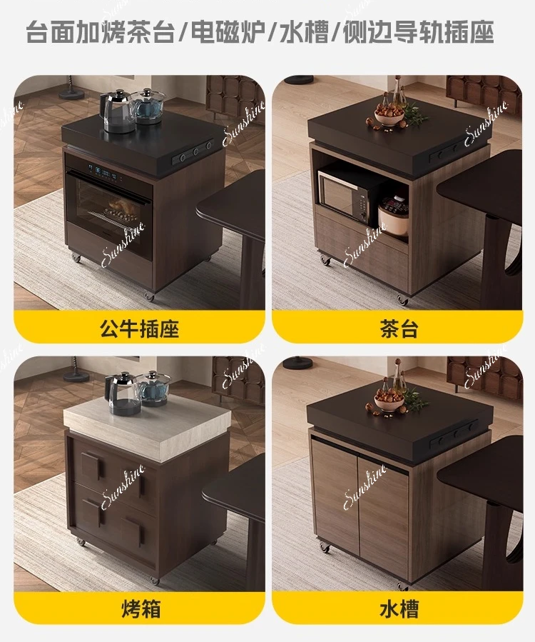 Separate movable wall extremely narrow guide table small apartment mini inverted storage cabinet
