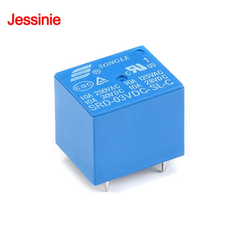 1 Channel DC 3V Relay High Level Driver Module Optocoupler Relay Module Isolated Drive Control Board for Arduino SRD-03VDC-SL-C
