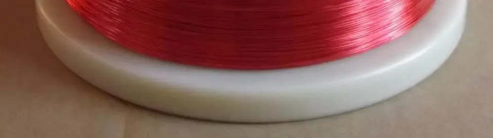 1000 meters/lot  0.21 mm red new polyurethane enamel covered wire QA-1-155 copper wire 0.21mm