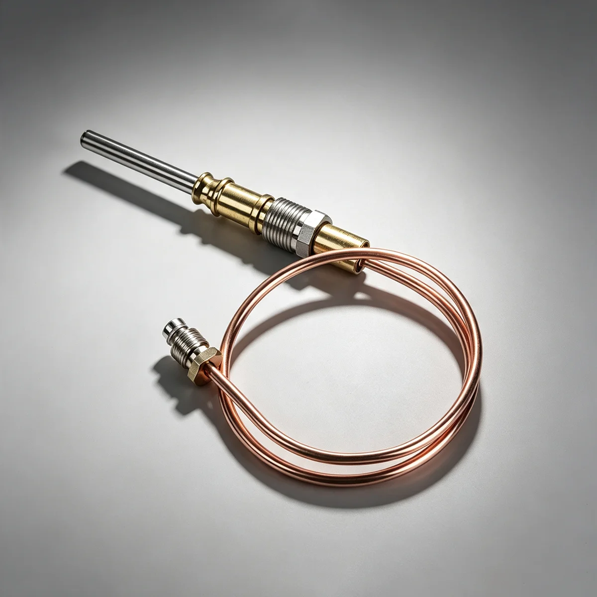 5 pcs Boiler Thermocouple Kit for Gas Water Heater Furnace Flameout Protection Gas Heater Pilot Burner Temperature Sensor
