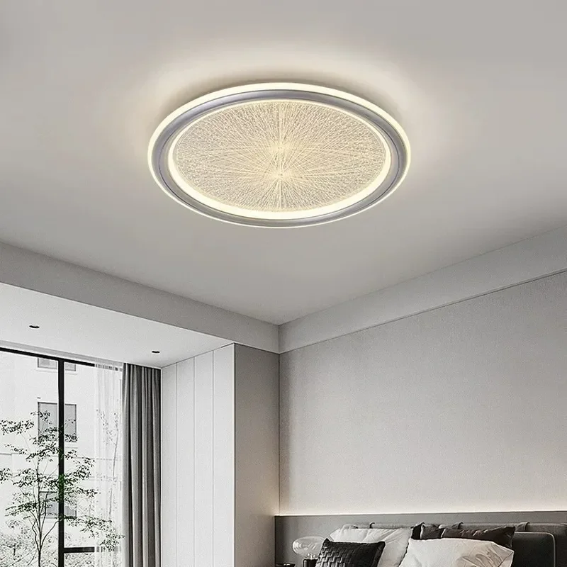 Italian Light Luxury LED Ceiling Light Full Spectrum Eye Protection Modern Advanced Fixture for Master Bedroom Study Kids
