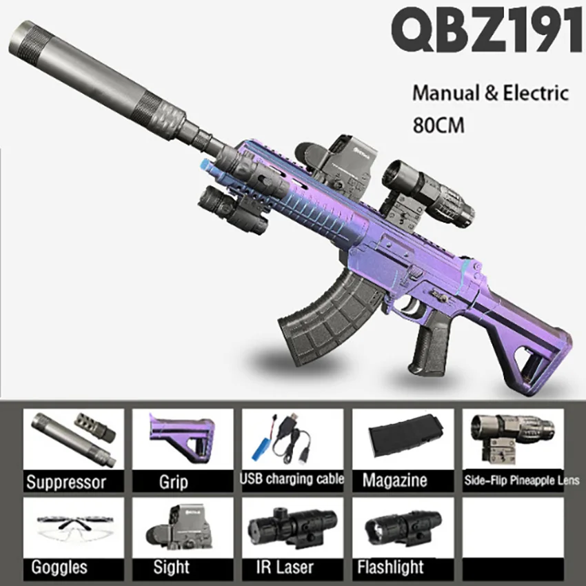 M416 Ultimate EBB Auto Gel Blasters Hoge snelheid elektrisch gelpistool Speelgoed Dominate Outdoor Team Combat Het perfecte cadeau voor volwassenen