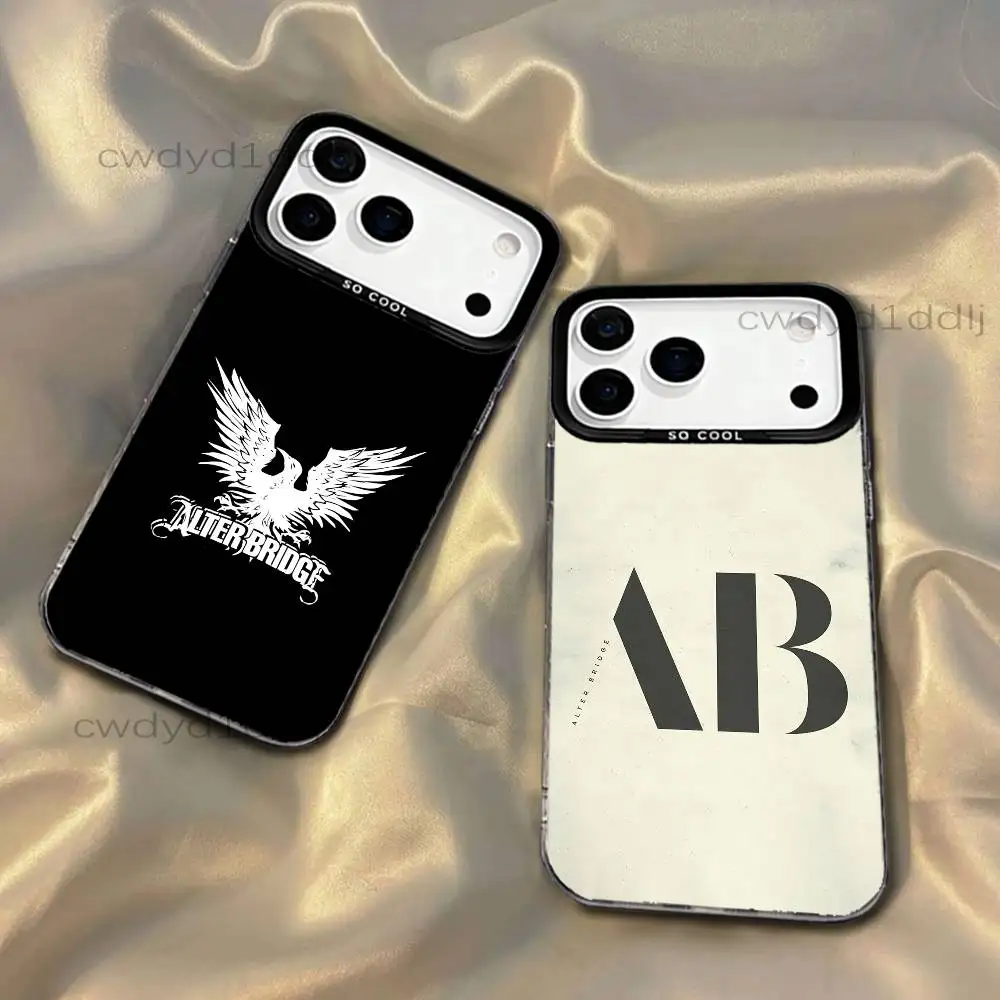 

Band A-Alter Bridge Album For iPhone 17,16,15,14,13,12,X,8,Pro,Max,Plus,SE4,Air,Mini Black IMD Matte Case