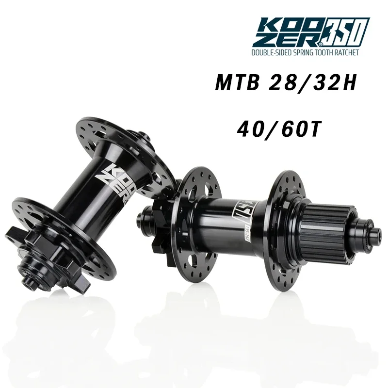 Koozer 350 Ratchet 40T 60T HG XD MS 11 12s 28H 32H Cr-Mo Steel Axle 5x100 5x135 QR 15x100 12x142 Bike Parts MTB Hubs Bicycle Hub