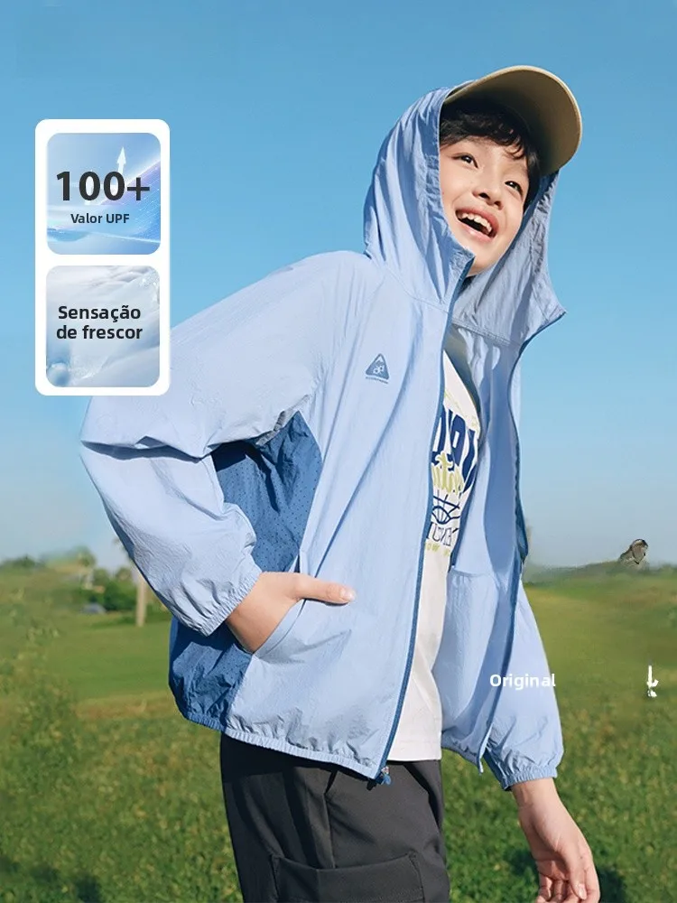 children's-lightweight-sun-protection-clothes-casual-sle-nylon-fabric-hooded-cool-feeling-top-for-boys-and-girls-spring-sum