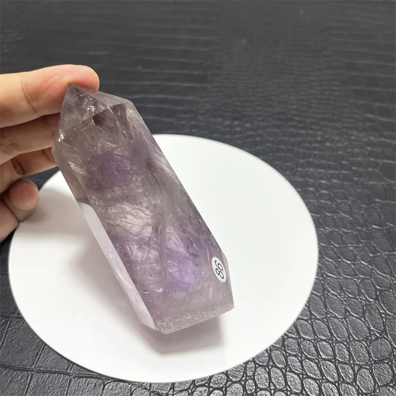 200g Natural Amethyst Point Crystal Healing Energy Stone Natural Quartz Home Decor Reiki