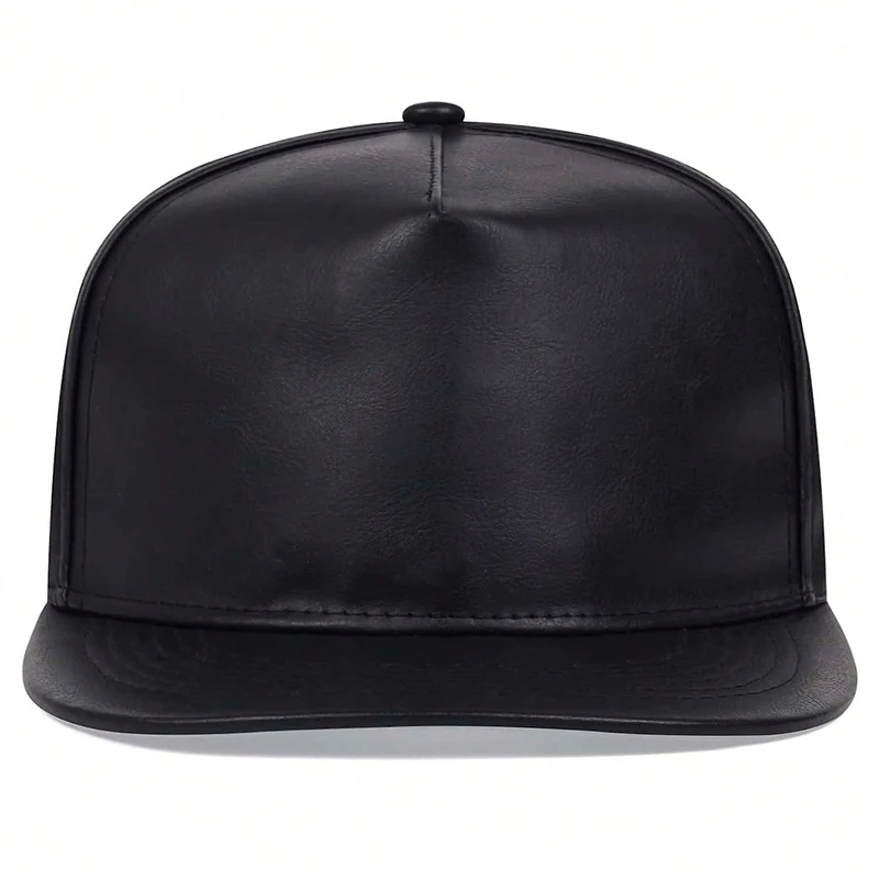 Solid Leather Snapback Hat Men Women Adjustable Baseball Cap Sport Hip Hop Golf Caps Male Female Street Headwear Sun Hats gorras