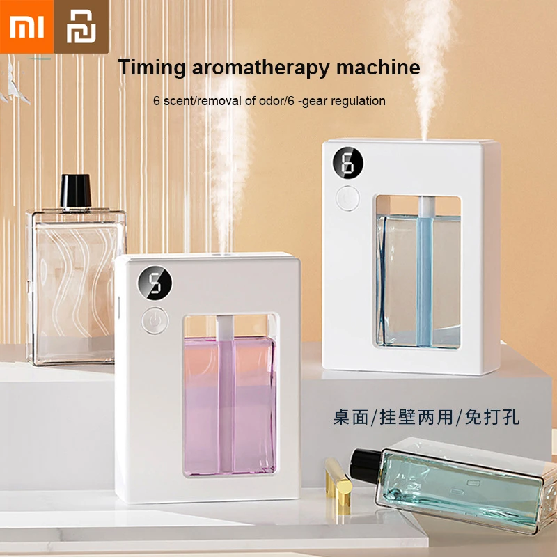 

Xiaomi Youpin Aroma Diffuser Aromatherapy Machine Wireless Wall Hanging Portable Automatic Fragrance Spray Deodorize Purify Air