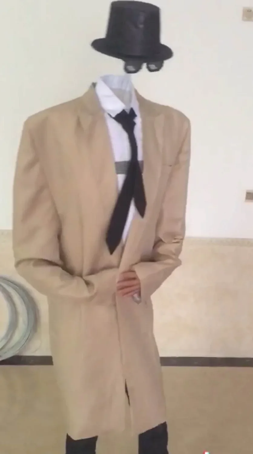 ノーヘッド男性衣装特別なパフォーマンススーツ大人のナイトクラブダンスドレスステージ小道具ショーコスプレ人形衣装