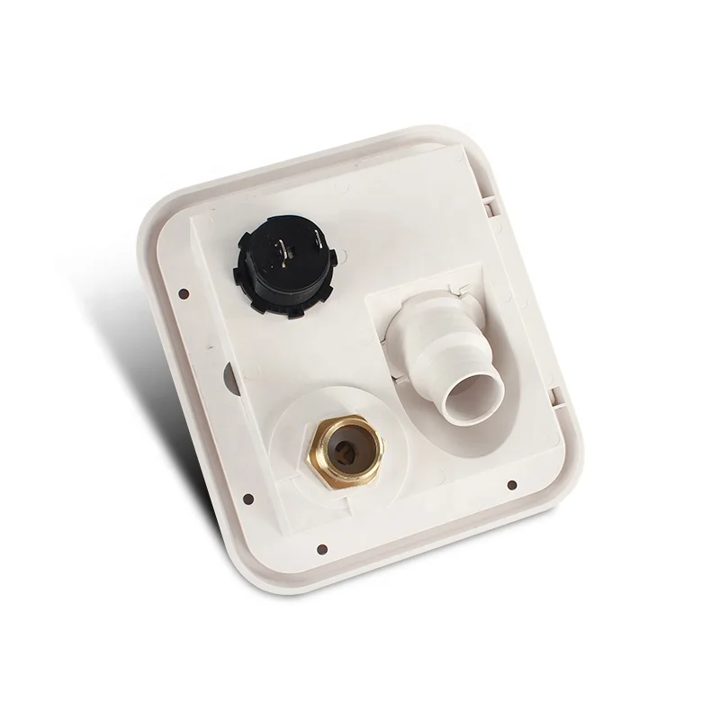 Acessórios externos para rv, tampa quadrada para escotilha de gravidade, forte, à prova de vazamento, fácil instalação, enchimento de água