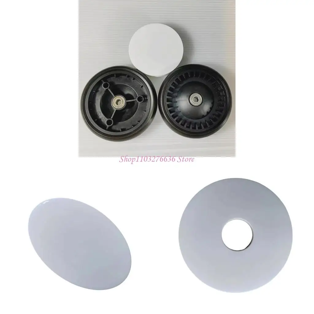 

R6FD White Strollers Wheel Caps for Parents and Caregivers, Enhancing Durability for Yoya/yoyo/yuyu Baby Pushchair