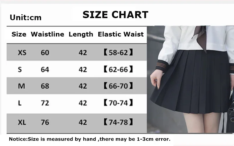 Summer Girls Thick Fabric Cute Sweet Lolita Style Skirt Ladies Black Pleated Short Sexy Skirt Cosplay Costume School Uniforms