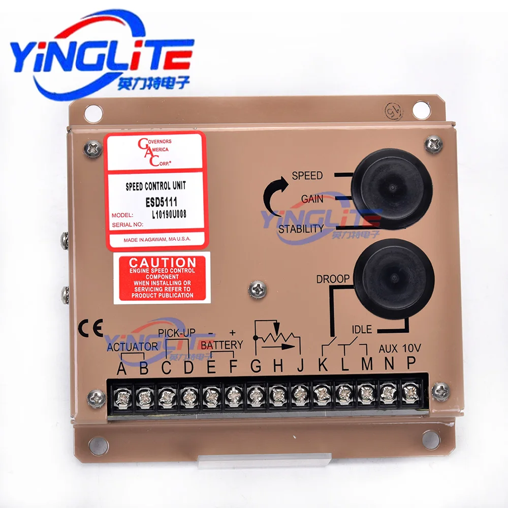 Original  ESD5111 Genset Generator Engine Governor Control Unit Controller ESD 5111
